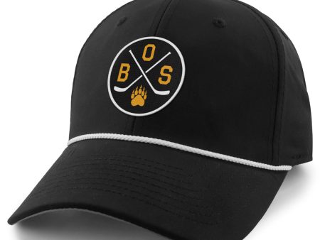 BOS Hockey Emblem Rope Performance Hat For Sale