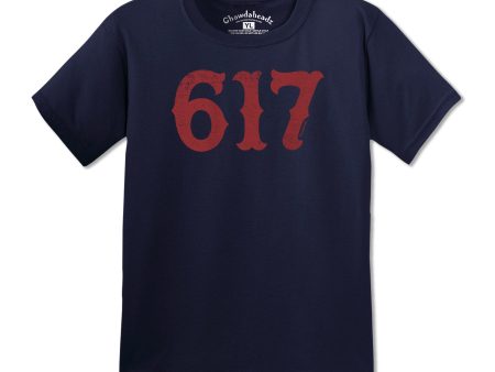 Boston 617 Team Spirit Youth T-Shirt Online Hot Sale