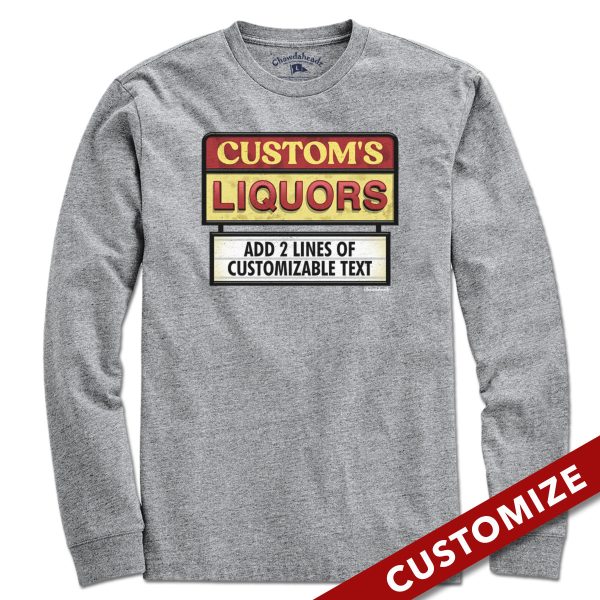 Custom Name s Liquors Sign T-Shirt Discount