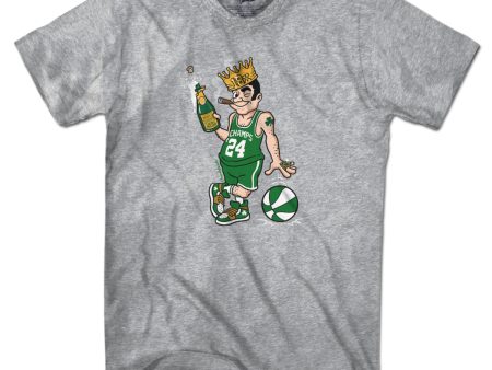 18x Boston Basketball Champions Leprechaun T-Shirt Supply