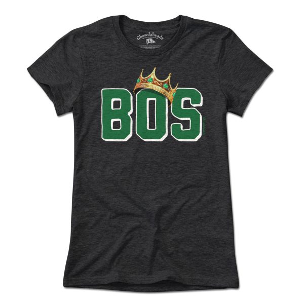 BOS Boston Crowned Basketball Champions T-Shirt Discount