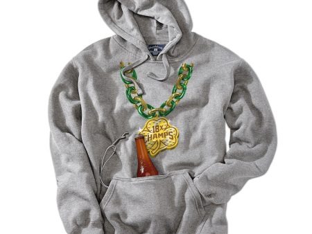 Boston Basketball Champions Shamrock Chain Tailgater Hoodie Fashion