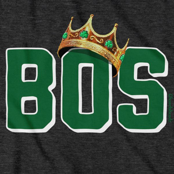 BOS Boston Crowned Basketball Champions T-Shirt Discount