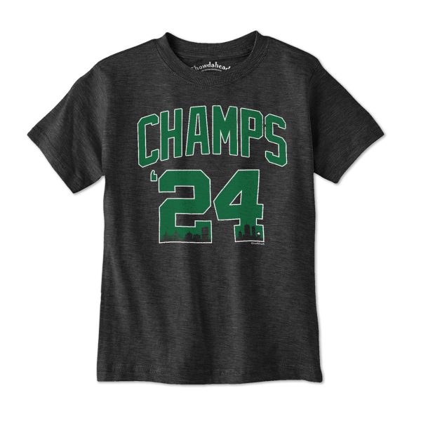 2024 Champs Boston Basketball Championship Youth T-Shirt Sale