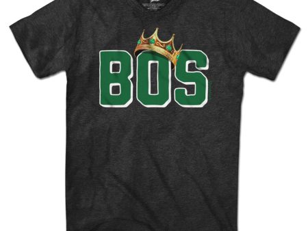 BOS Boston Crowned Basketball Champions T-Shirt Discount