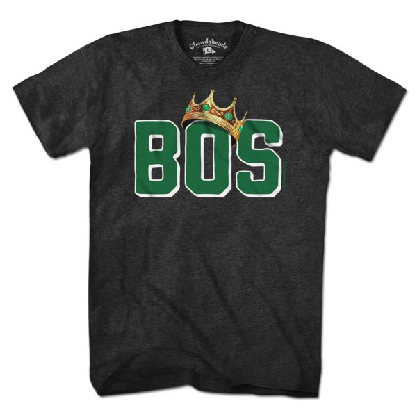 BOS Boston Crowned Basketball Champions T-Shirt Discount