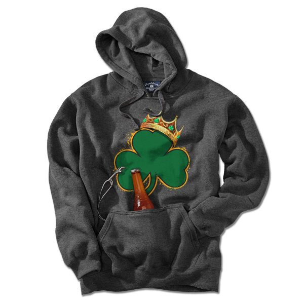 Crowned Shamrock Boston Basketball Champions Tailgater Hoodie Supply