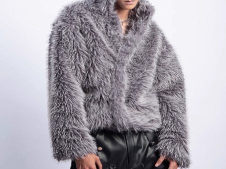 【PLAN1ONE】fur jacket  na1670 Online Sale