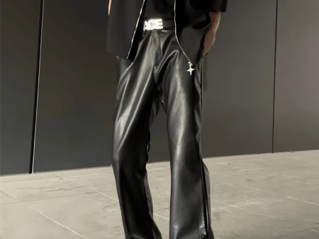 【ACETAILORS】PU leather pants na1810 on Sale