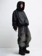 【PEOPLESTYLE】 PU Leather Black Hooded  na1653 Sale