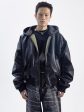 【ASHDARK】Reversible PU cotton jacket  na1745 Online Sale