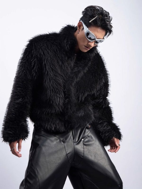 【PLAN1ONE】fur jacket  na1670 Online Sale