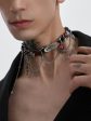 【Struc Ton】 leather punk necklace na1448 Online Hot Sale