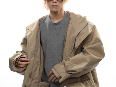 【FUTUREBOY】two-piece windbreaker removable liner jacket  na1715 Online Sale