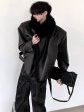 【AutumnWind】fur leather jacket  na1760 Fashion