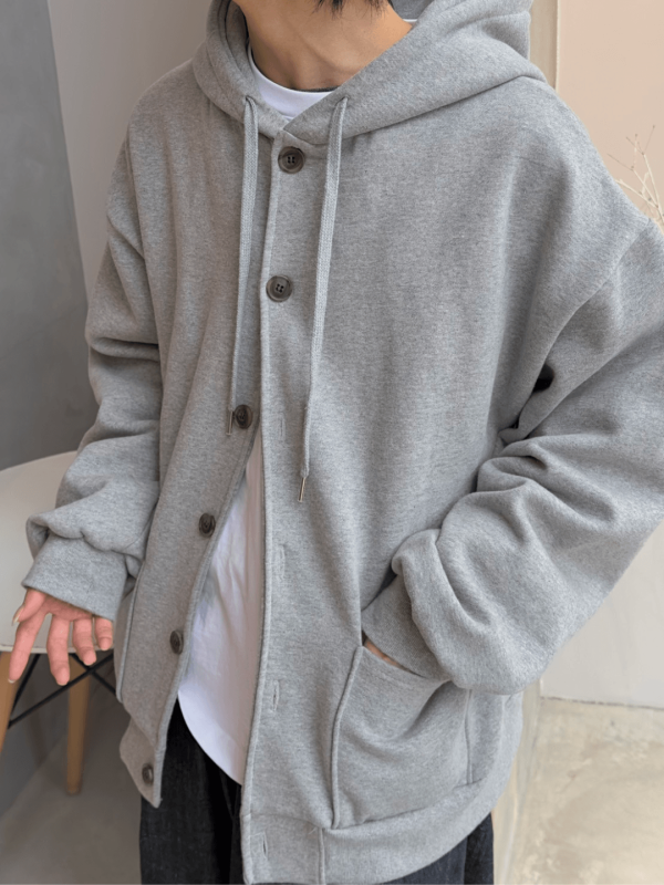 [FLAT ROOM] unisex button hood parker FL12 Hot on Sale