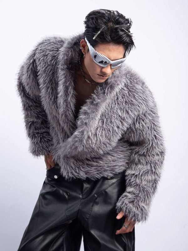 【PLAN1ONE】fur jacket  na1670 Online Sale