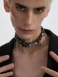 【Struc Ton】 leather punk necklace na1448 Online Hot Sale