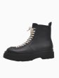 leather side zipper rider biker boots Online Sale